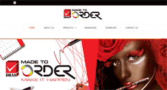 Desktop Screenshot of dhasmadetoorder.com